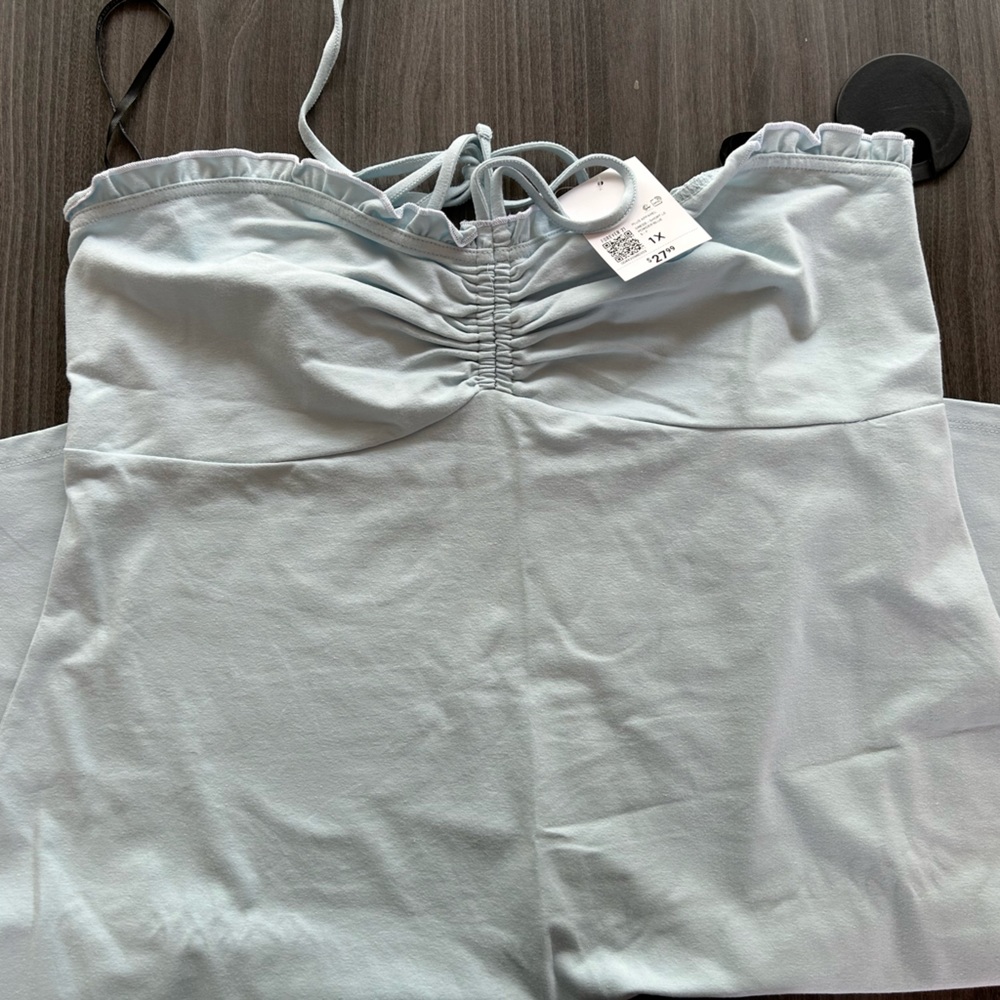 Forever 21 Halter Light Blue Dress